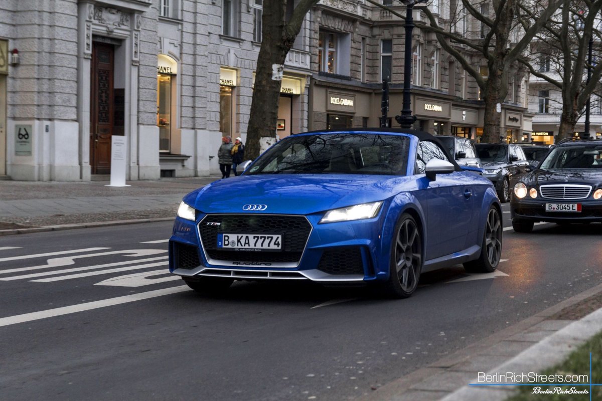 Audi TT-RS Roadster (2017) spotted in Berlin — BerlinRichStreets