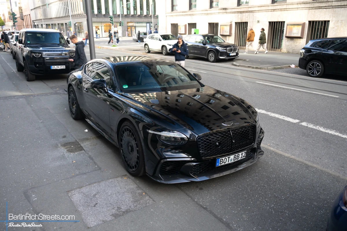 Bentley Continental GT Speed Brabus 900 Superblack (2025) spotted in Düsseldorf — BerlinRichStreets