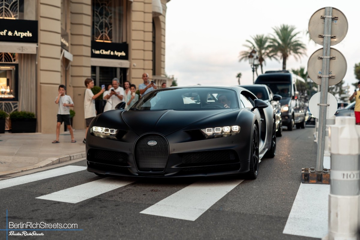 Bugatti Chiron Sport Noire 'Sportive' spotted in Monaco — BerlinRichStreets
