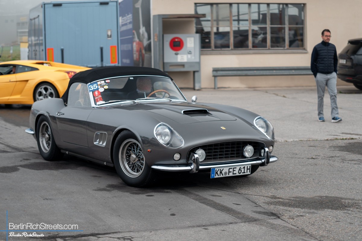 Ferrari 250 GT SWB California Spyder spotted in Samedan — BerlinRichStreets