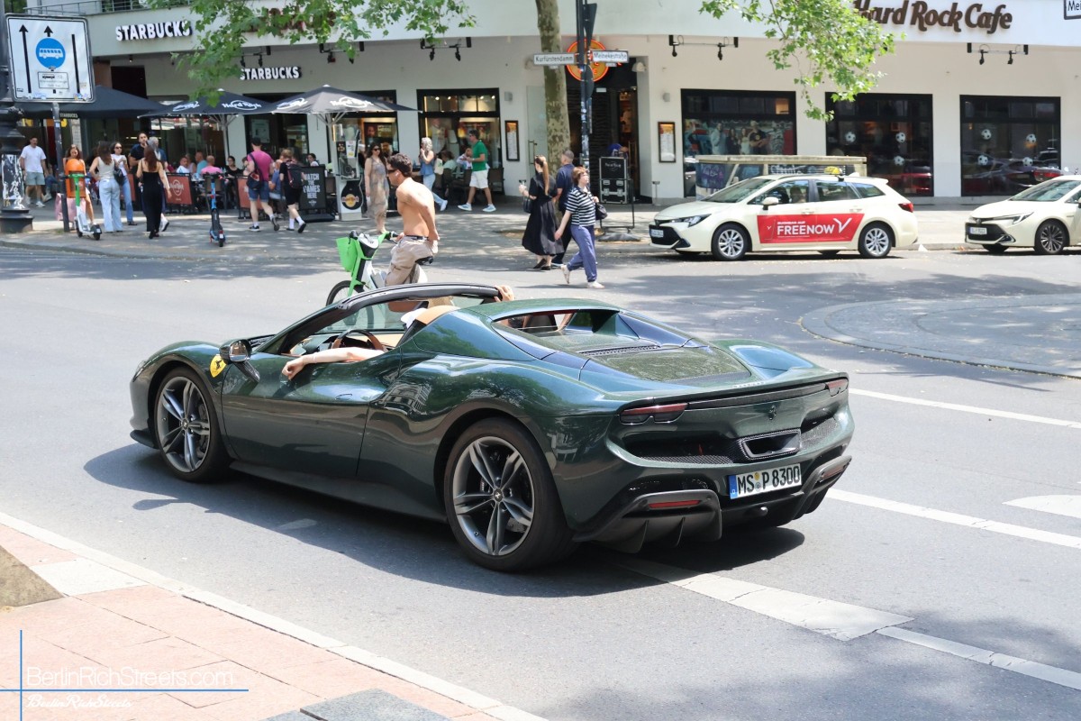Ferrari 296 GTS spotted in Berlin — BerlinRichStreets