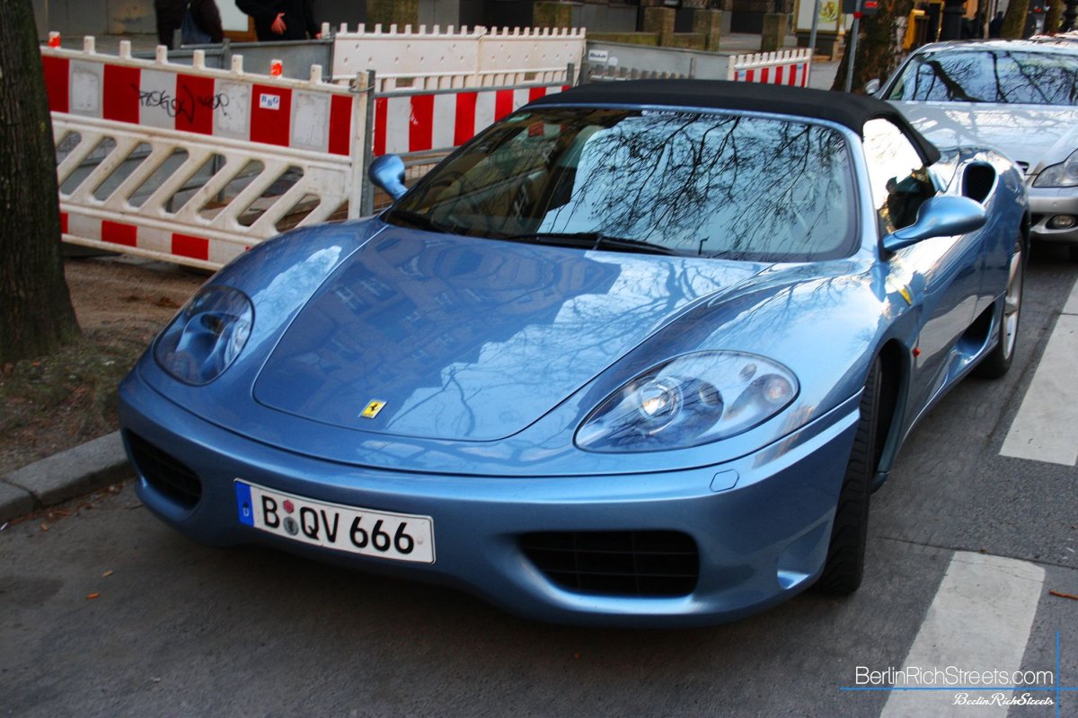 Ferrari 360 Spider spotted in Berlin — BerlinRichStreets