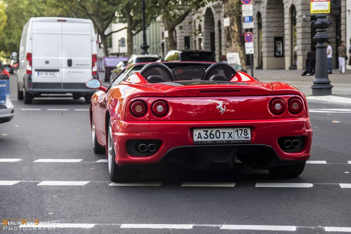 Ferrari 360 Spider spotted in Berlin — BerlinRichStreets