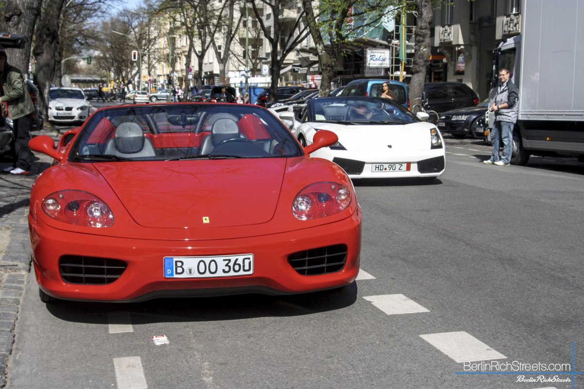 Ferrari 360 Spider spotted in Berlin — BerlinRichStreets