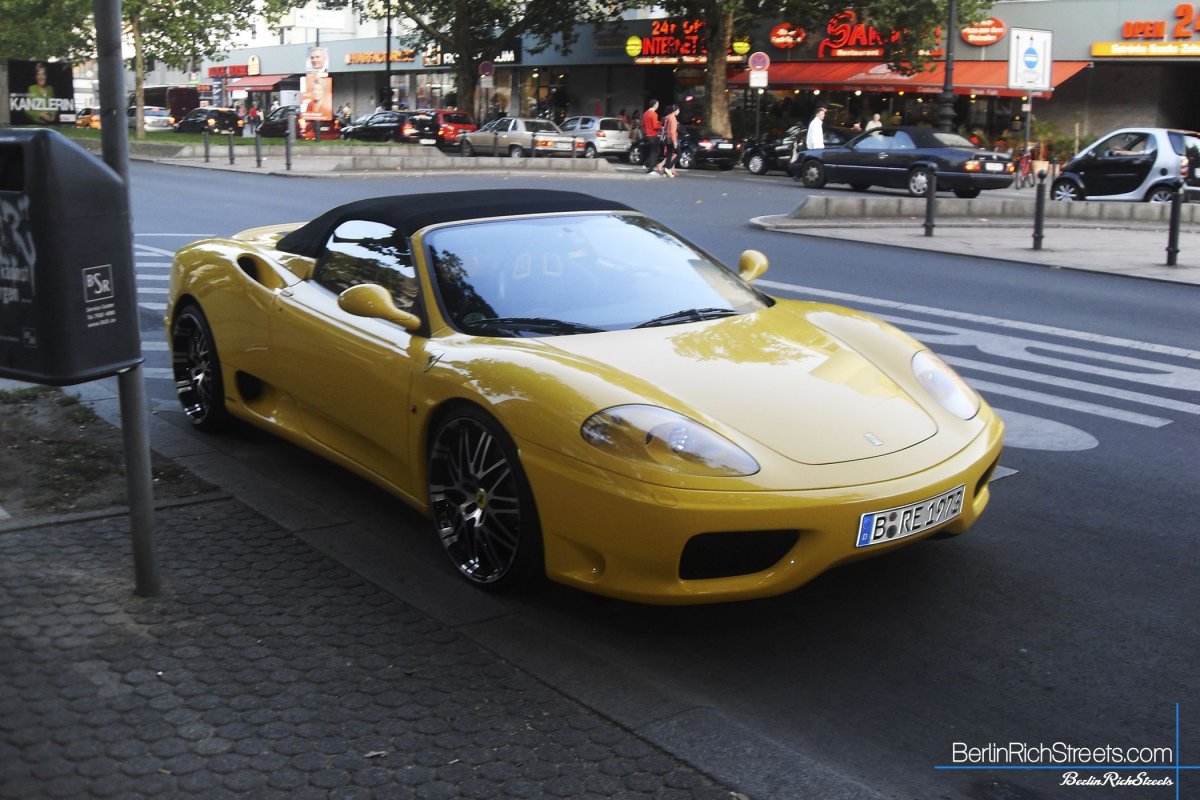Ferrari 360 Spider spotted in Berlin — BerlinRichStreets