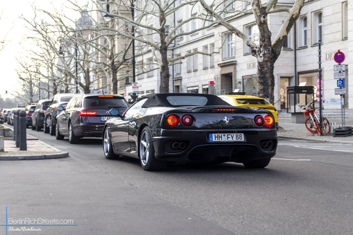 Ferrari 360 Spider spotted in Berlin — BerlinRichStreets