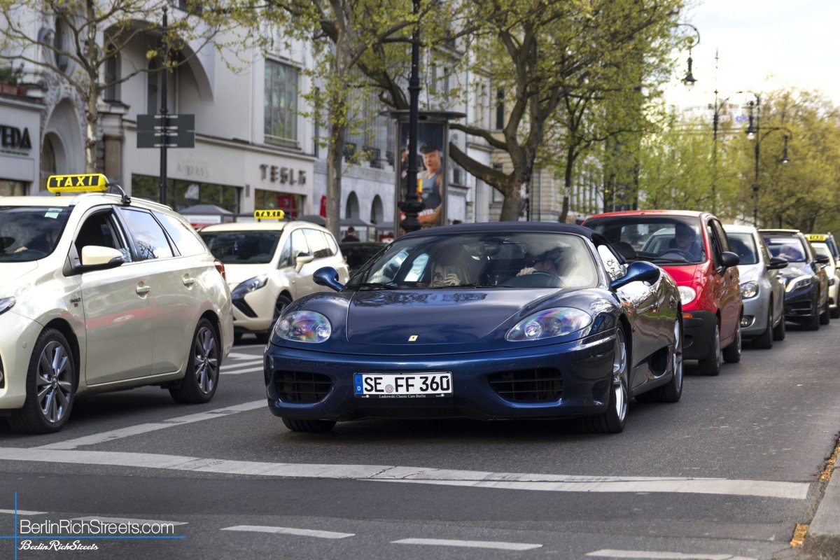 Ferrari 360 Spider spotted in Berlin — BerlinRichStreets