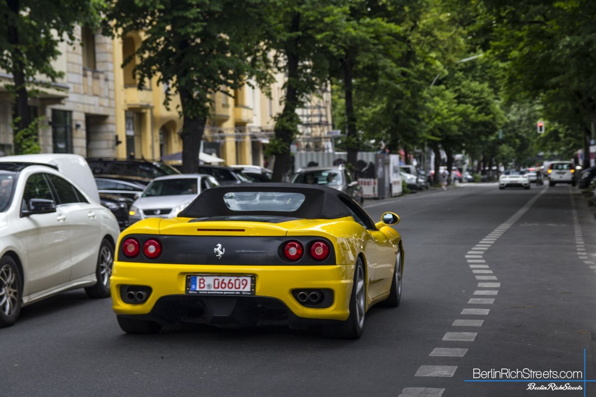 Ferrari 360 Spider spotted in Berlin — BerlinRichStreets