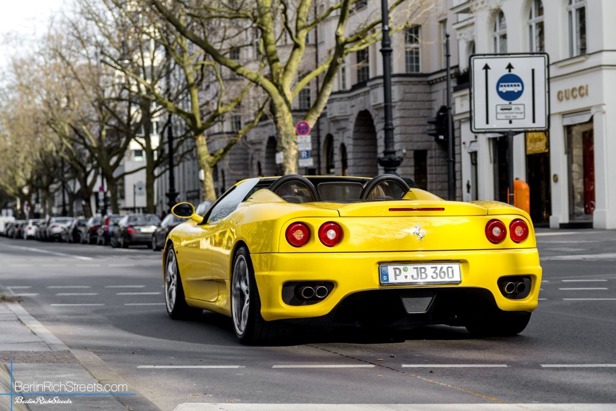 Ferrari 360 Spider spotted in Berlin — BerlinRichStreets