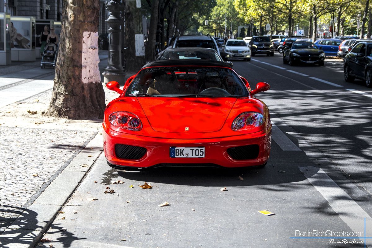 Ferrari 360 Spider spotted in Berlin — BerlinRichStreets