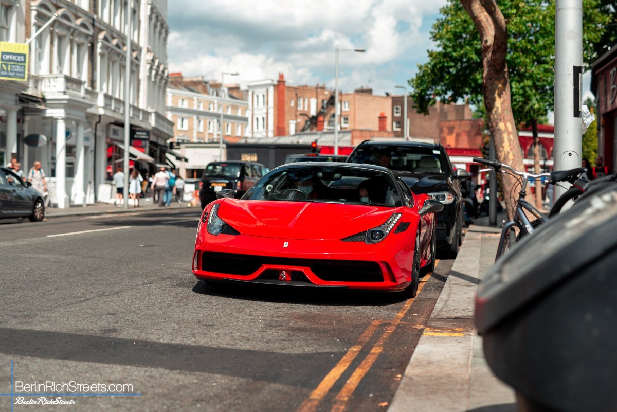 Ferrari 458 Speciale spotted in London — BerlinRichStreets