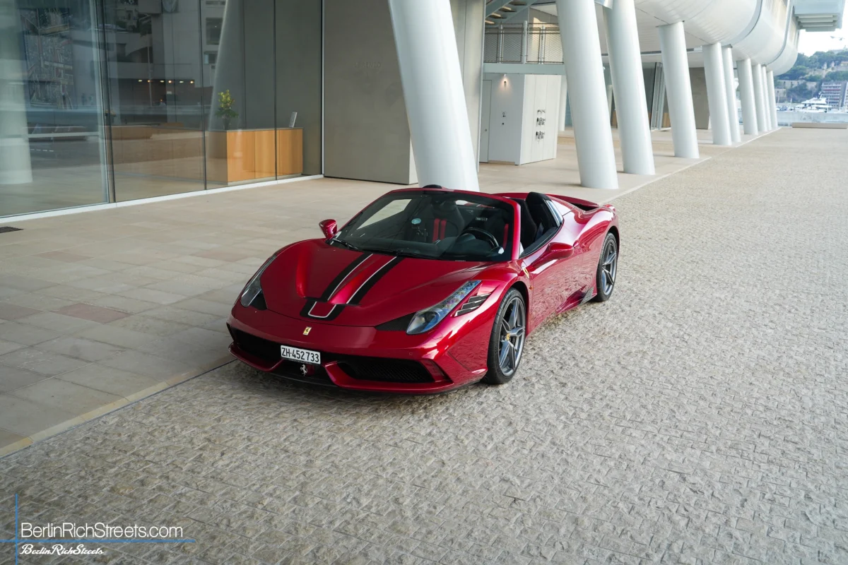 Ferrari 458 Speciale Aperta spotted in Monaco — BerlinRichStreets