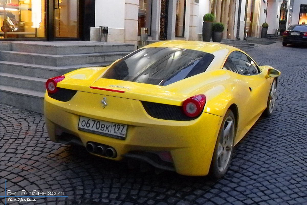 Ferrari 458 Italia spotted in Moscow — BerlinRichStreets
