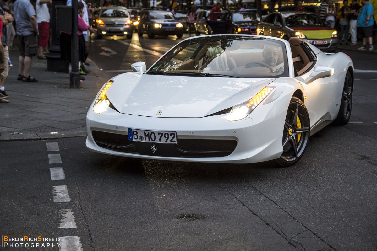 Ferrari 458 Spider spotted in Berlin — BerlinRichStreets