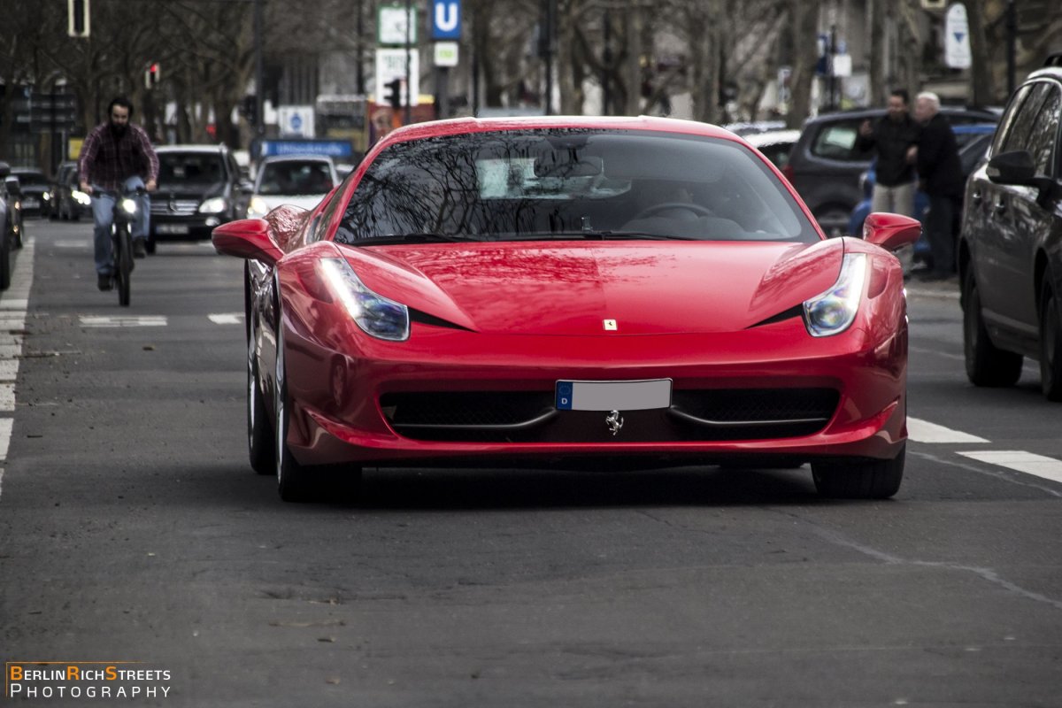 Ferrari 458 Italia spotted in Berlin — BerlinRichStreets