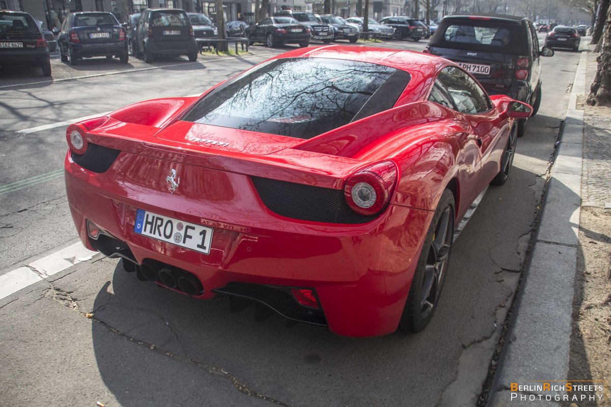 Ferrari 458 Italia spotted in Berlin — BerlinRichStreets