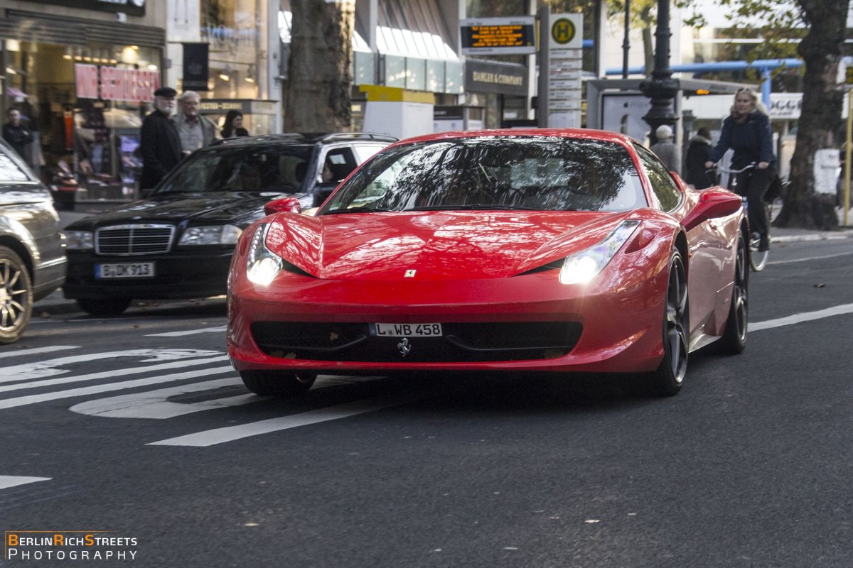 Ferrari 458 Italia spotted in Berlin — BerlinRichStreets