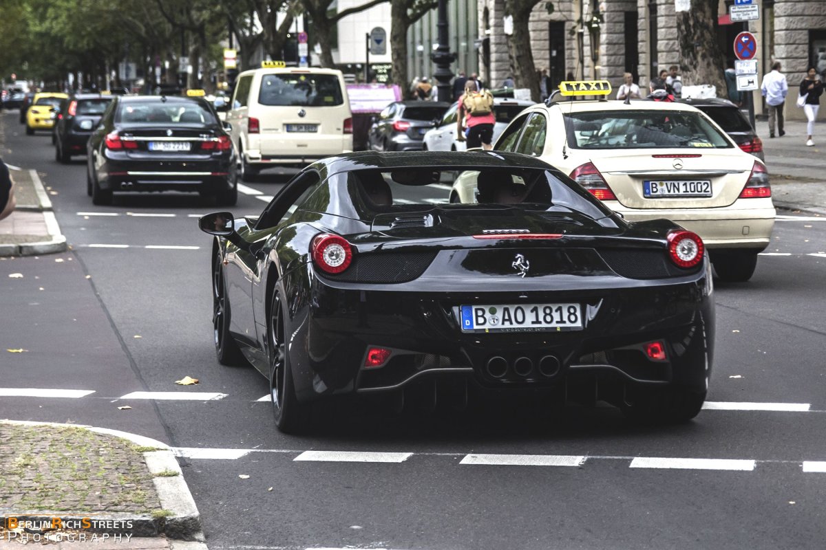 Ferrari 458 Spider spotted in Berlin — BerlinRichStreets