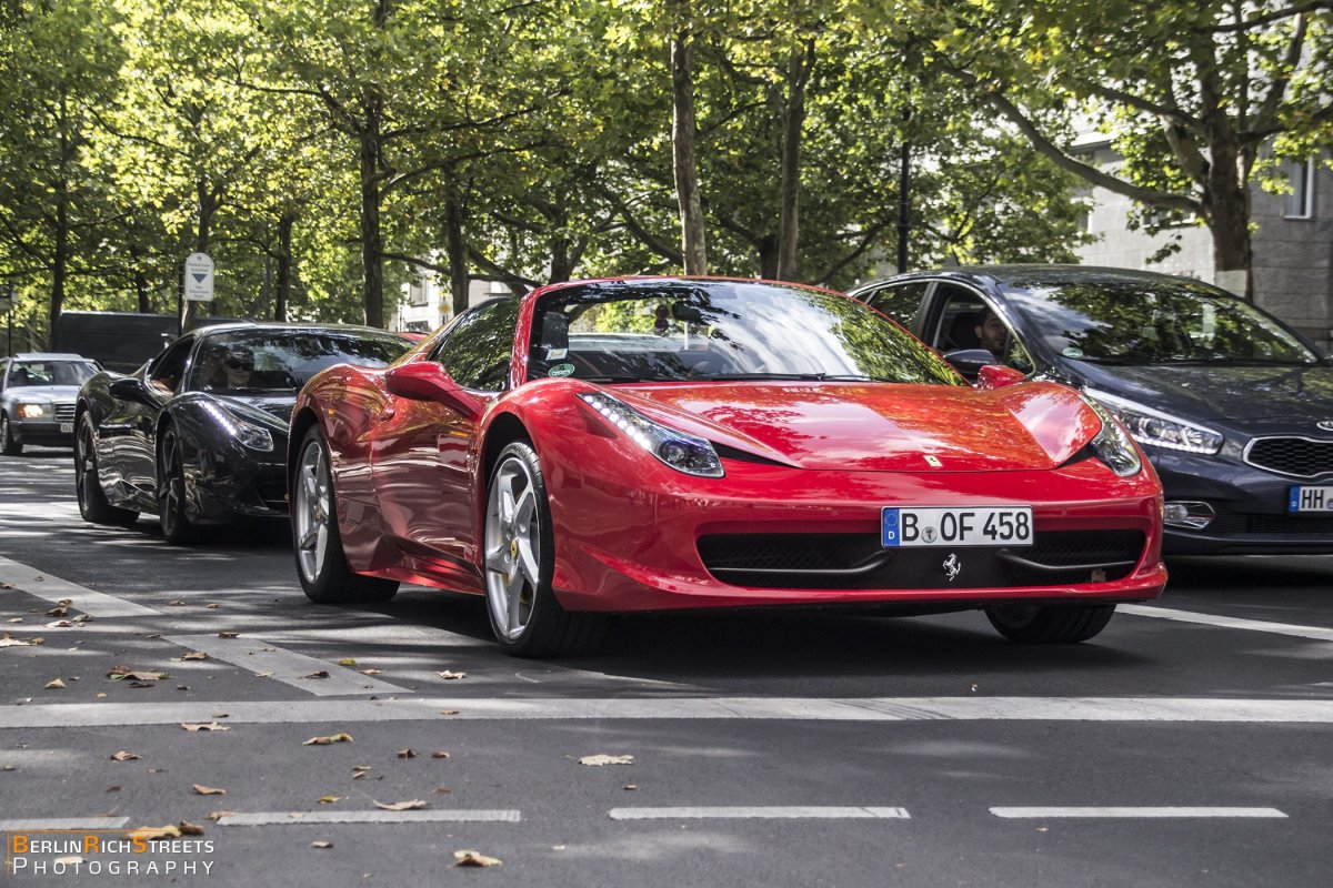 Ferrari 458 Spider spotted in Berlin — BerlinRichStreets