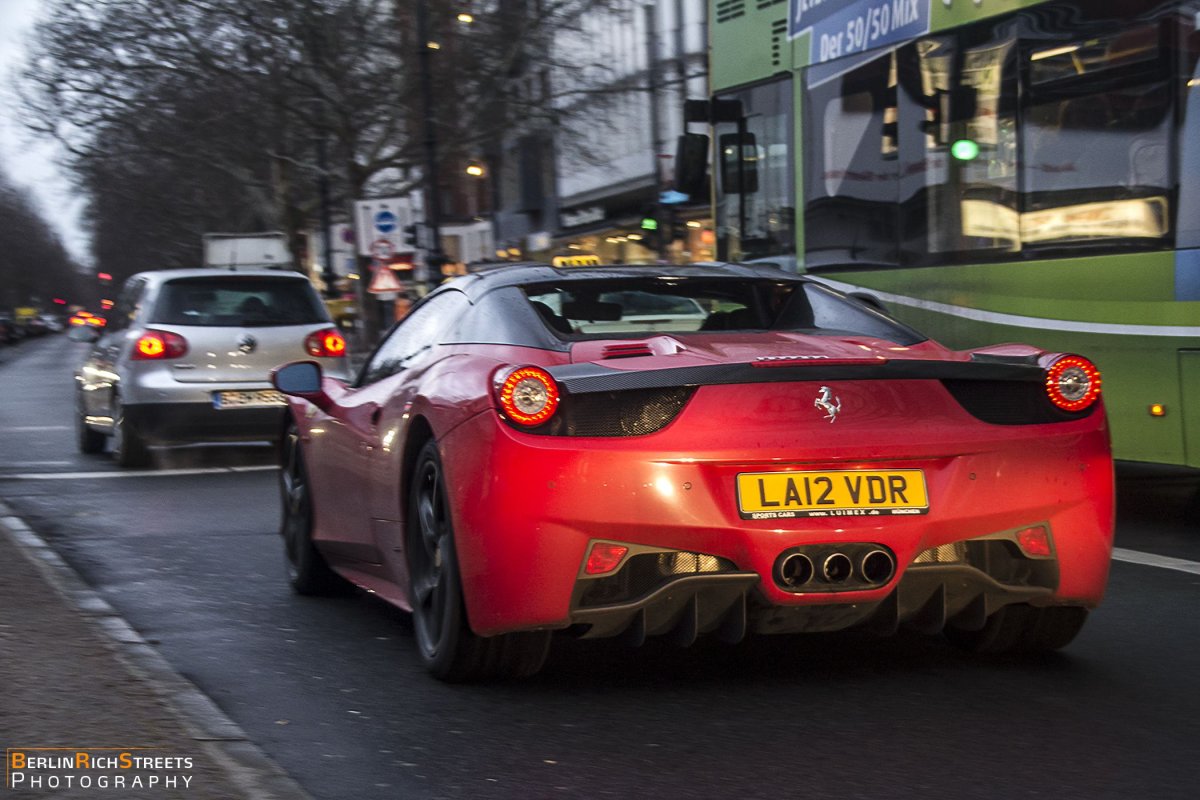 Ferrari 458 Spider spotted in Berlin — BerlinRichStreets