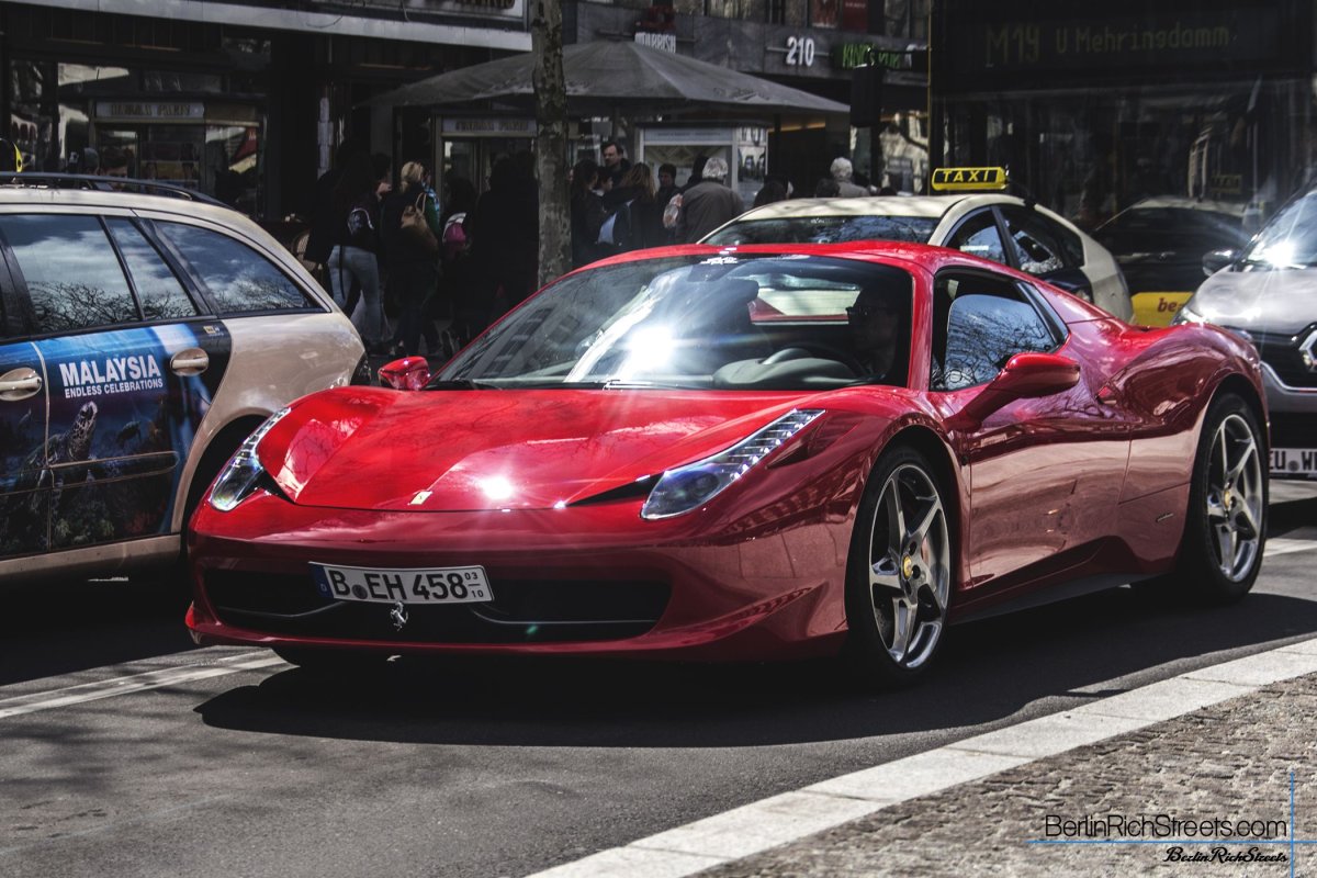 Ferrari 458 Spider spotted in Berlin — BerlinRichStreets
