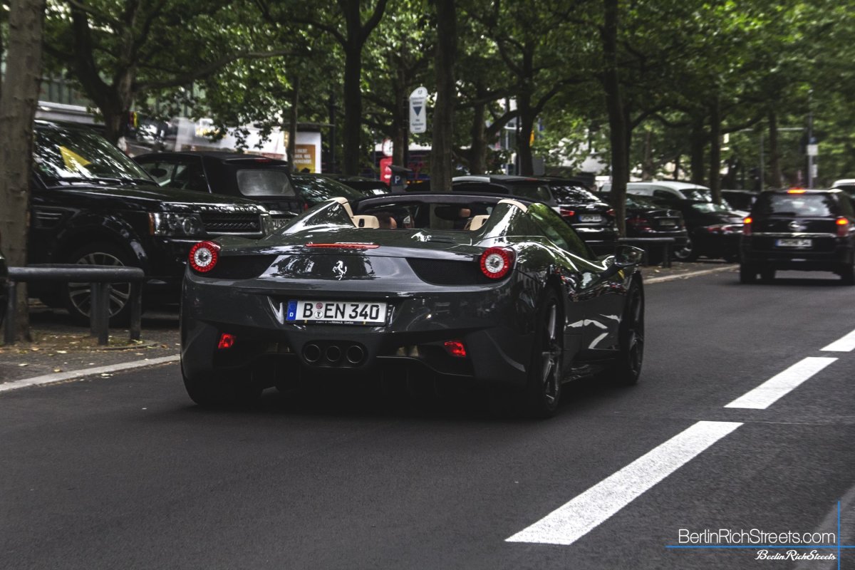 Ferrari 458 Spider spotted in Berlin — BerlinRichStreets
