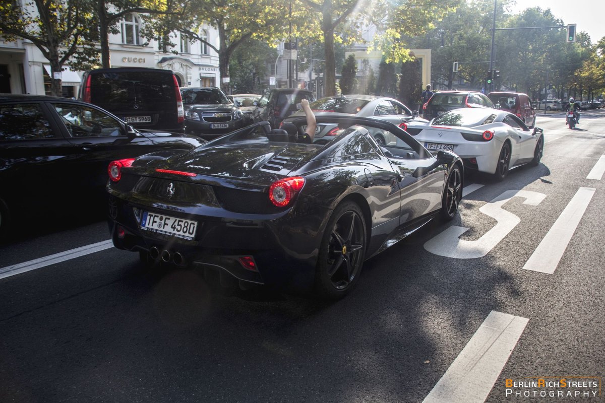 Ferrari 458 Spider spotted in Berlin — BerlinRichStreets