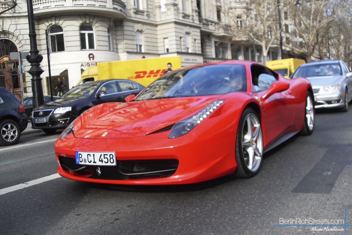 Ferrari 458 Italia spotted in Berlin — BerlinRichStreets