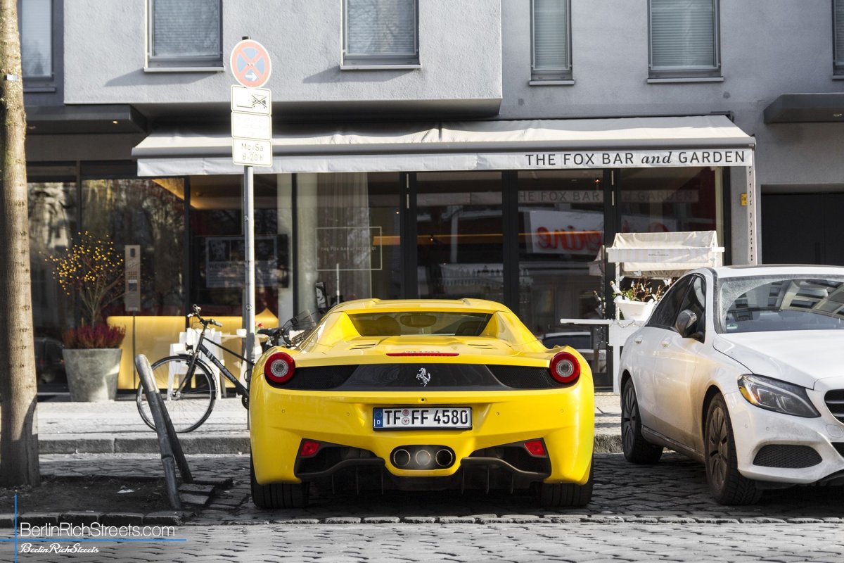 Ferrari 458 Spider spotted in Berlin — BerlinRichStreets