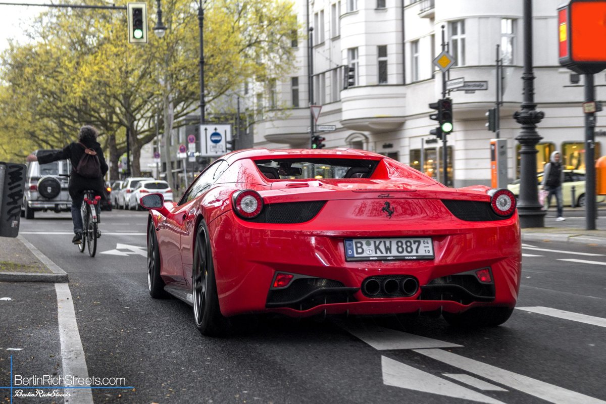 Ferrari 458 Spider Novitec Rosso spotted in Berlin — BerlinRichStreets