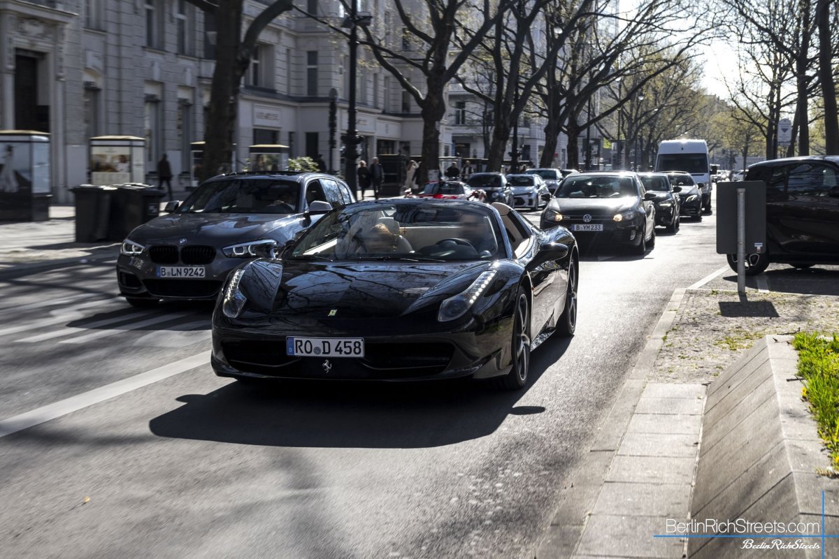 Ferrari 458 Spider spotted in Berlin — BerlinRichStreets