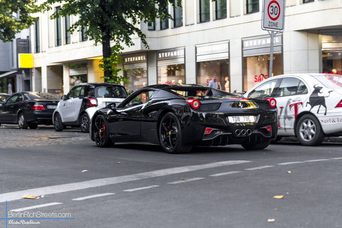 Ferrari 458 Spider spotted in Berlin — BerlinRichStreets