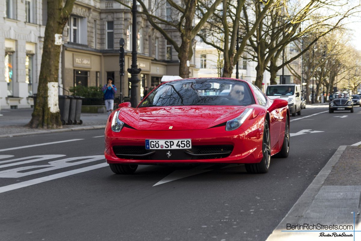 Ferrari 458 Spider spotted in Berlin — BerlinRichStreets