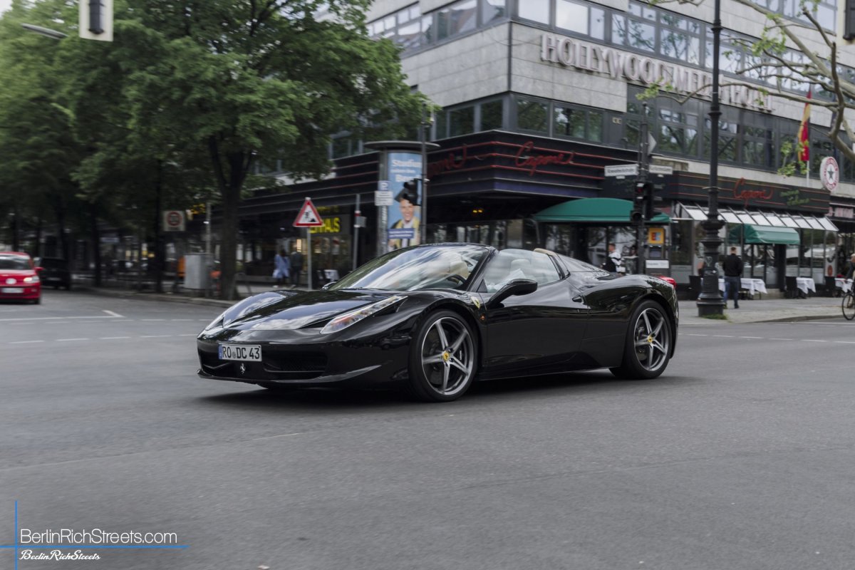 Ferrari 458 Spider spotted in Berlin — BerlinRichStreets