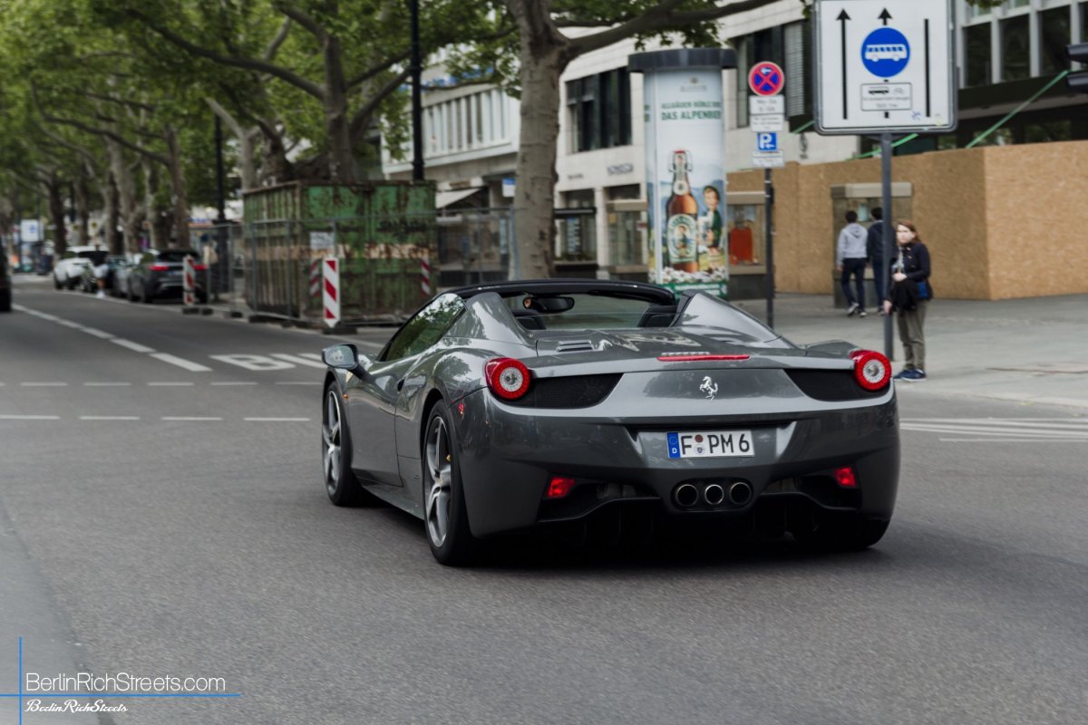 Ferrari 458 Spider spotted in Berlin — BerlinRichStreets
