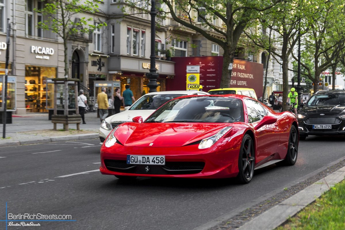 Ferrari 458 Spider spotted in Berlin — BerlinRichStreets