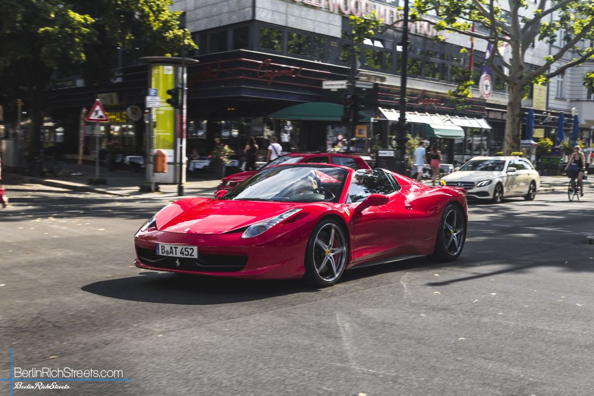Ferrari 458 Spider spotted in Berlin — BerlinRichStreets