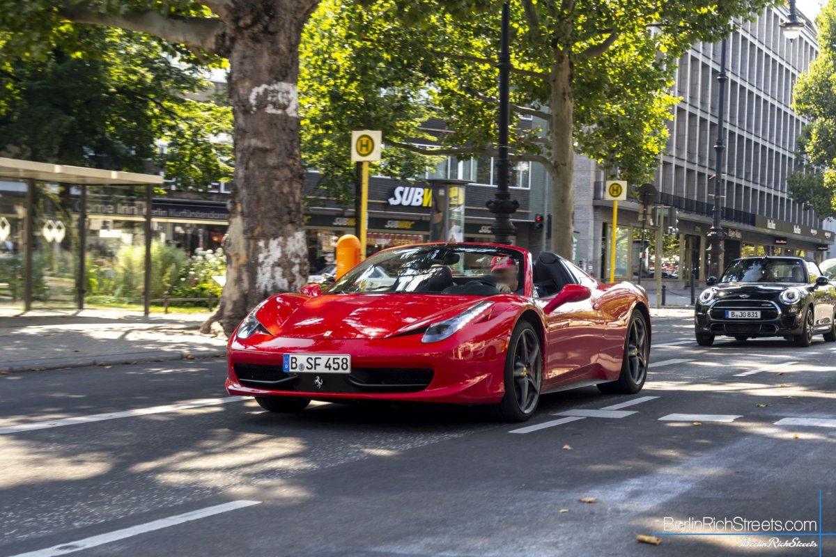 Ferrari 458 Spider spotted in Berlin — BerlinRichStreets