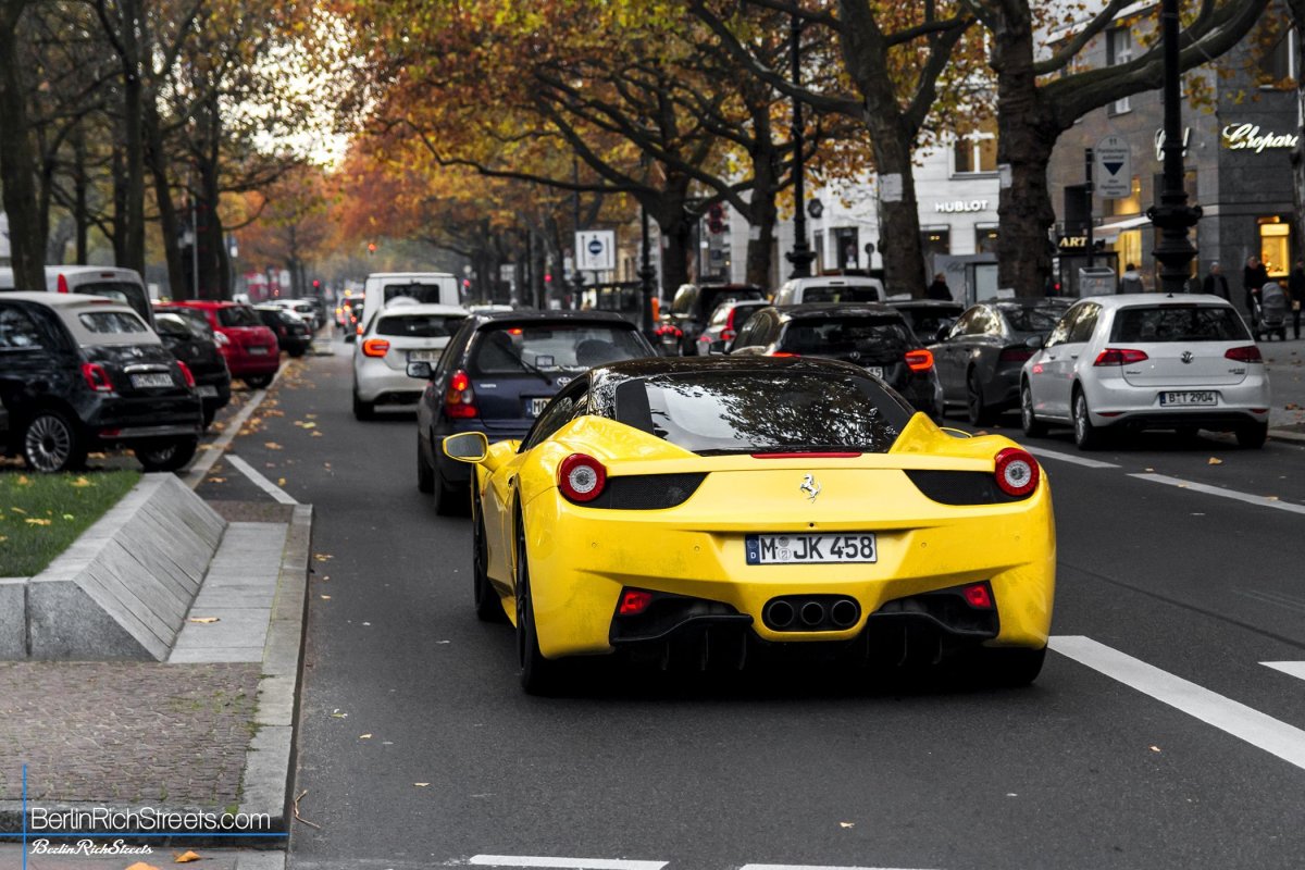 Ferrari 458 Italia spotted in Berlin — BerlinRichStreets