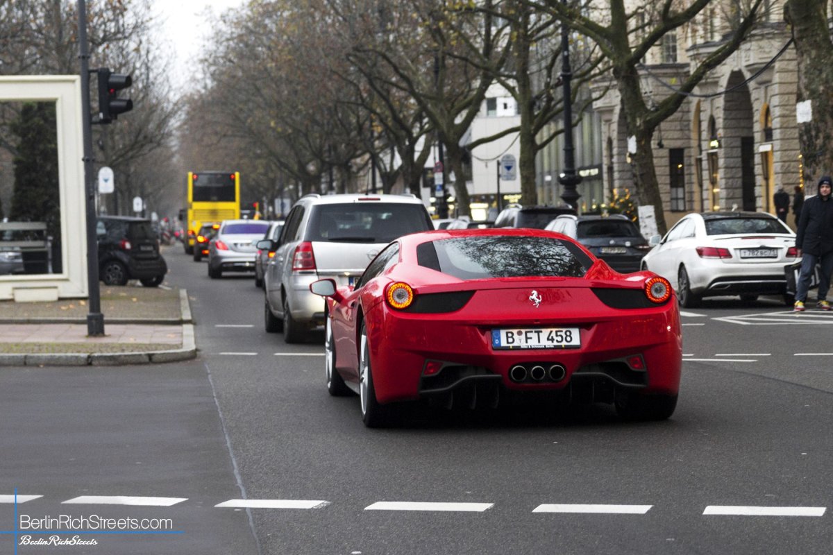 Ferrari 458 Italia spotted in Berlin — BerlinRichStreets