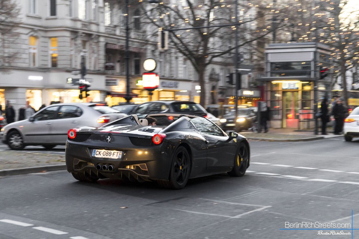 Ferrari 458 Spider spotted in Berlin — BerlinRichStreets