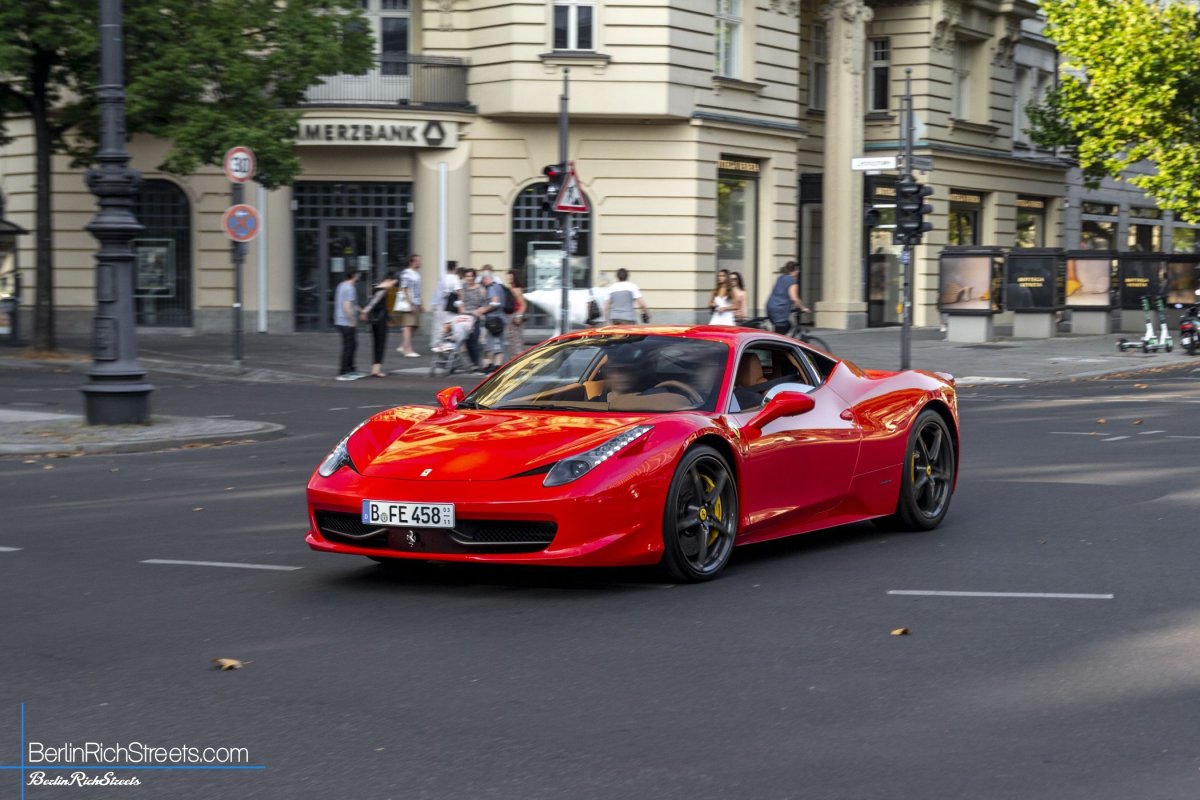 Ferrari 458 Italia spotted in Berlin — BerlinRichStreets