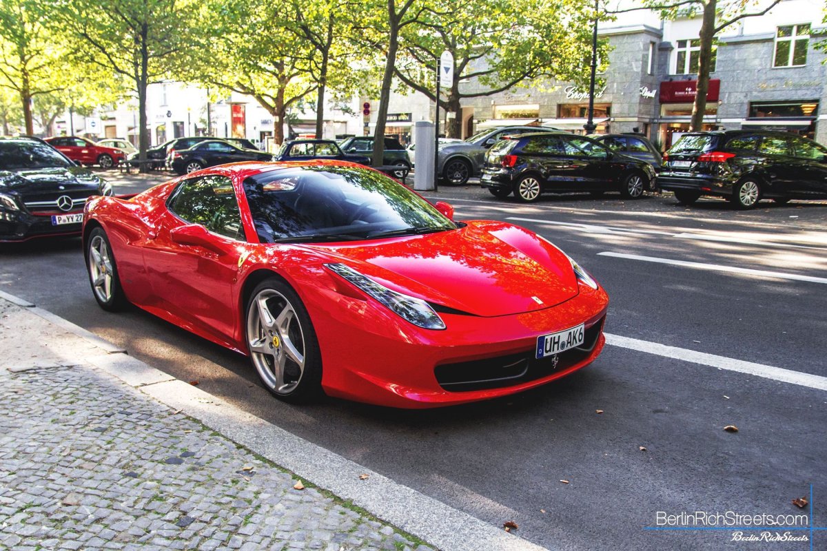 Ferrari 458 Spider spotted in Berlin — BerlinRichStreets