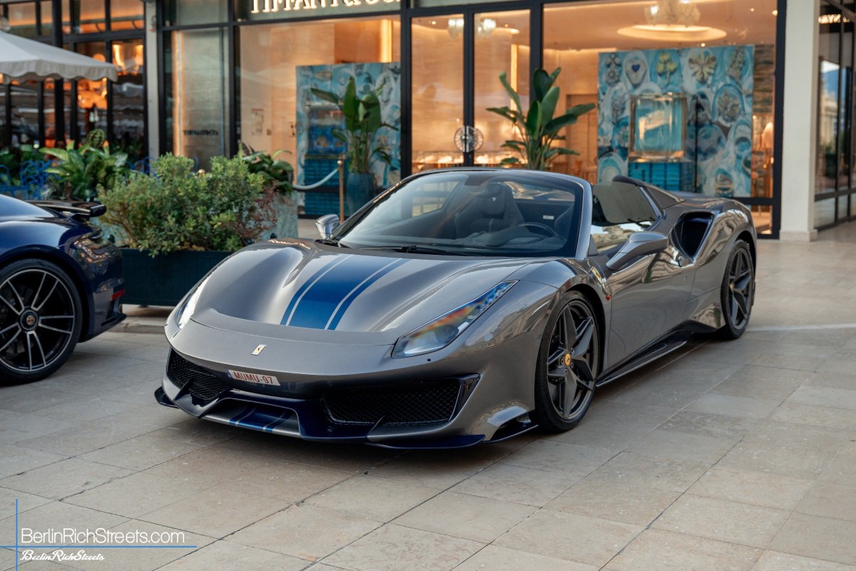 Ferrari 488 Pista Spider spotted in Monaco — BerlinRichStreets