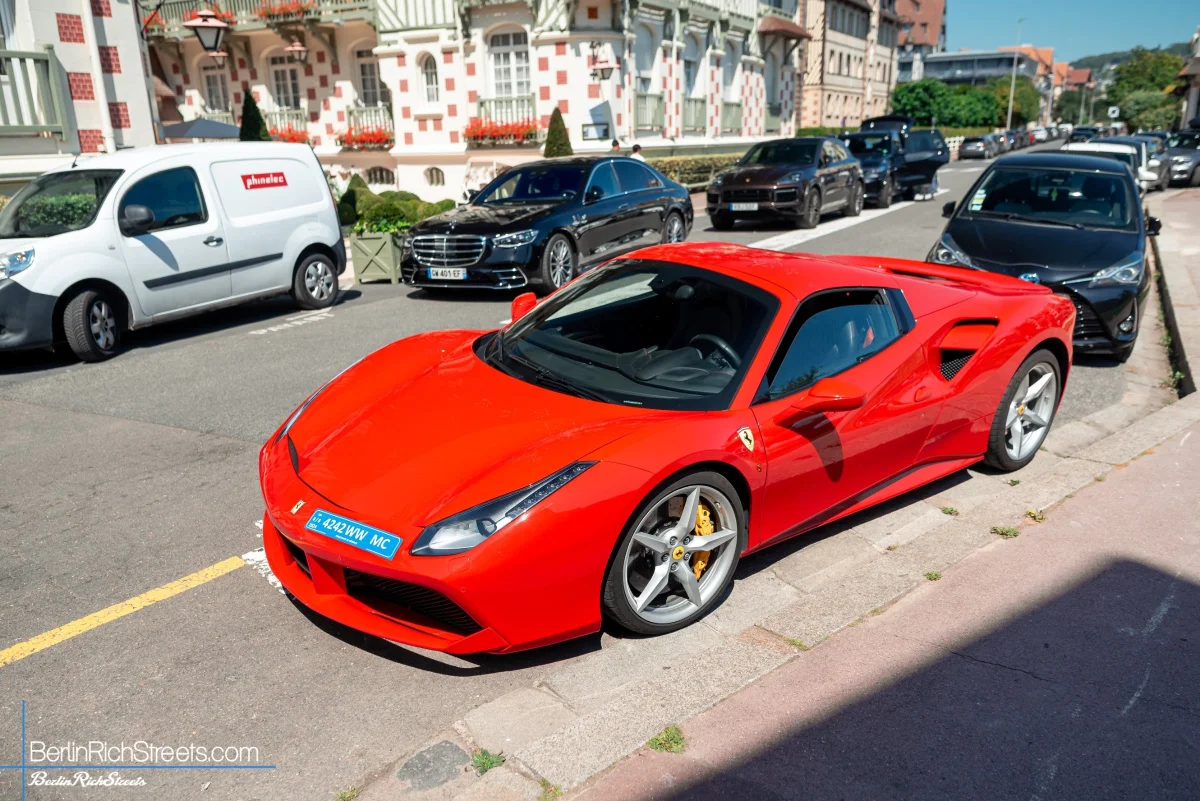 Ferrari 488 Spider spotted in Deauville — BerlinRichStreets