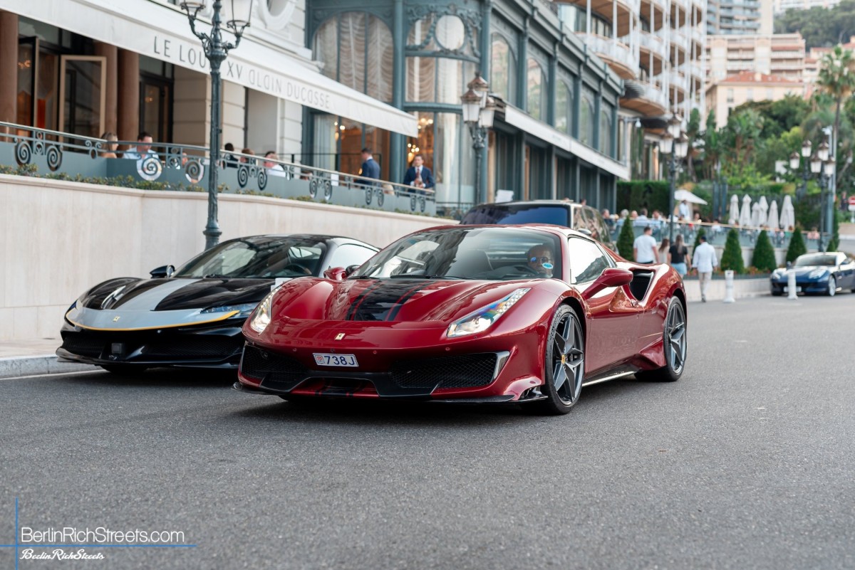 Ferrari 488 Pista Spider spotted in Monaco — BerlinRichStreets