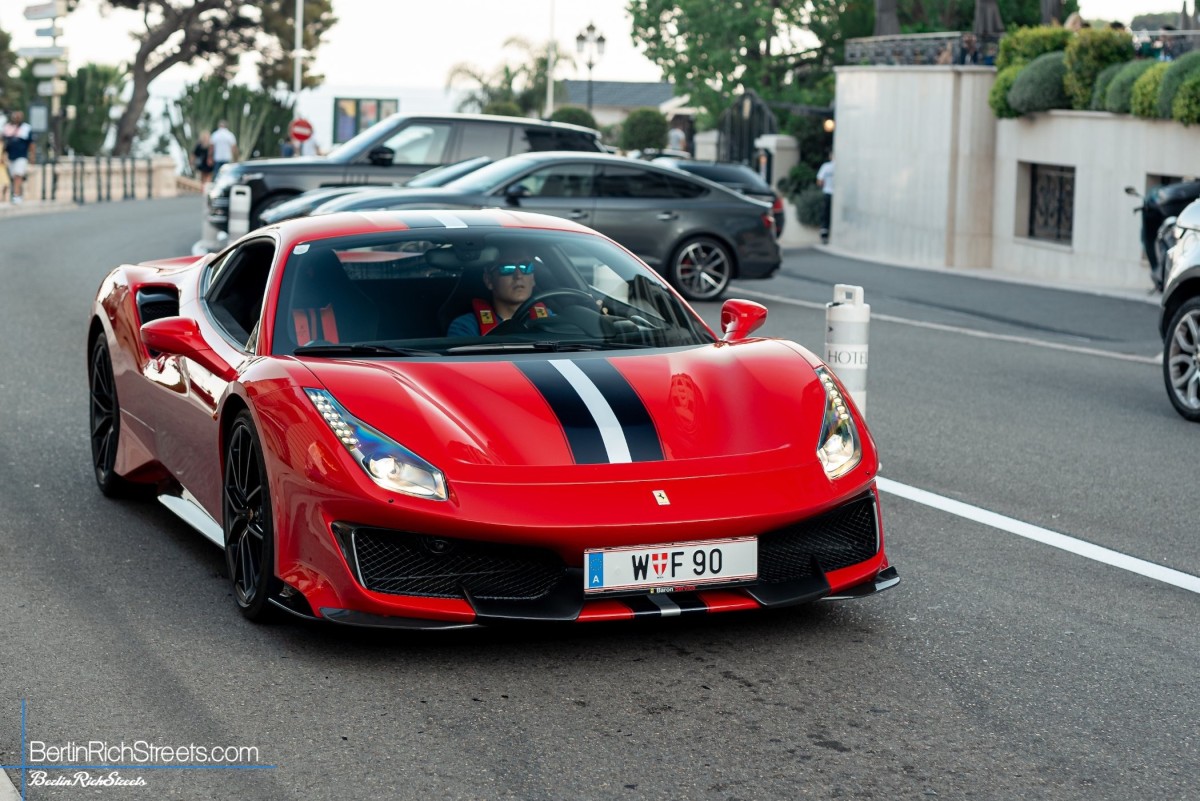 Ferrari 488 Pista spotted in Monaco — BerlinRichStreets