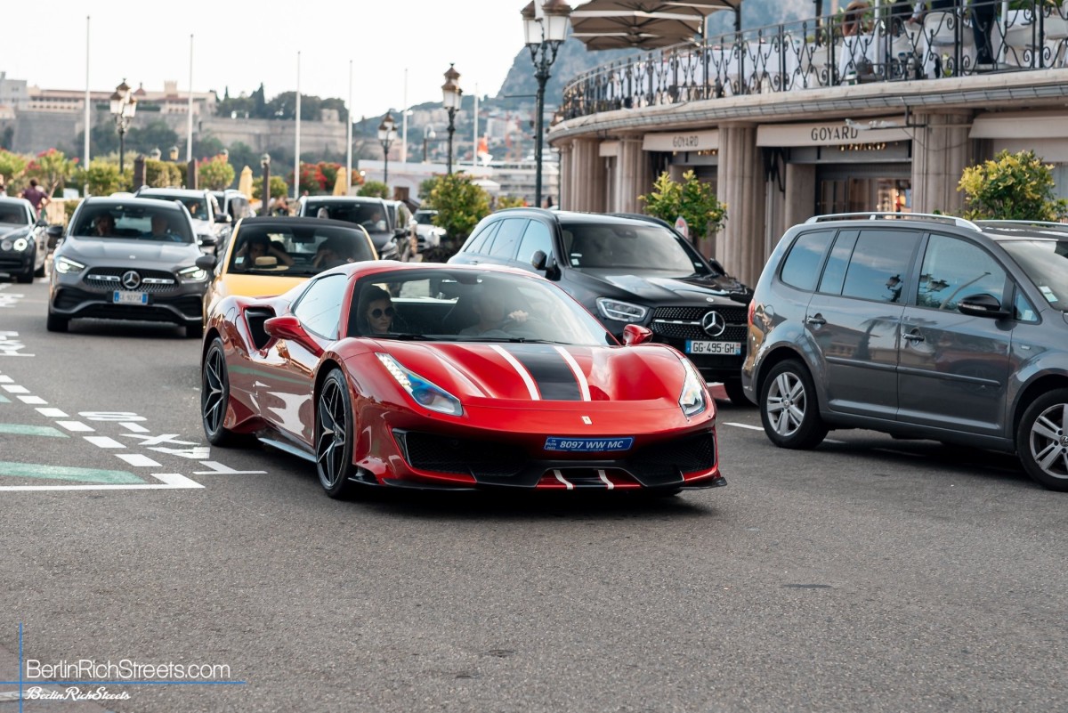 Ferrari 488 Pista Spider spotted in Monaco — BerlinRichStreets