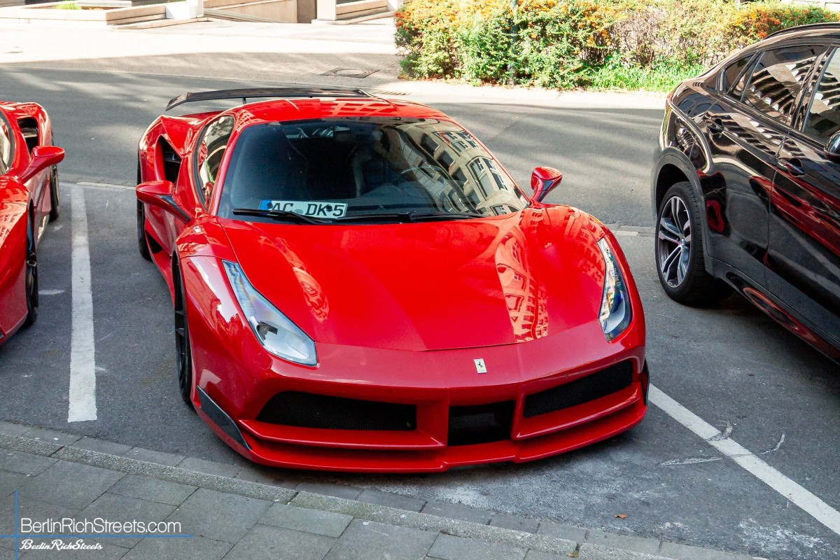 Ferrari 488 Novitec N-Largo spotted in Düsseldorf — BerlinRichStreets