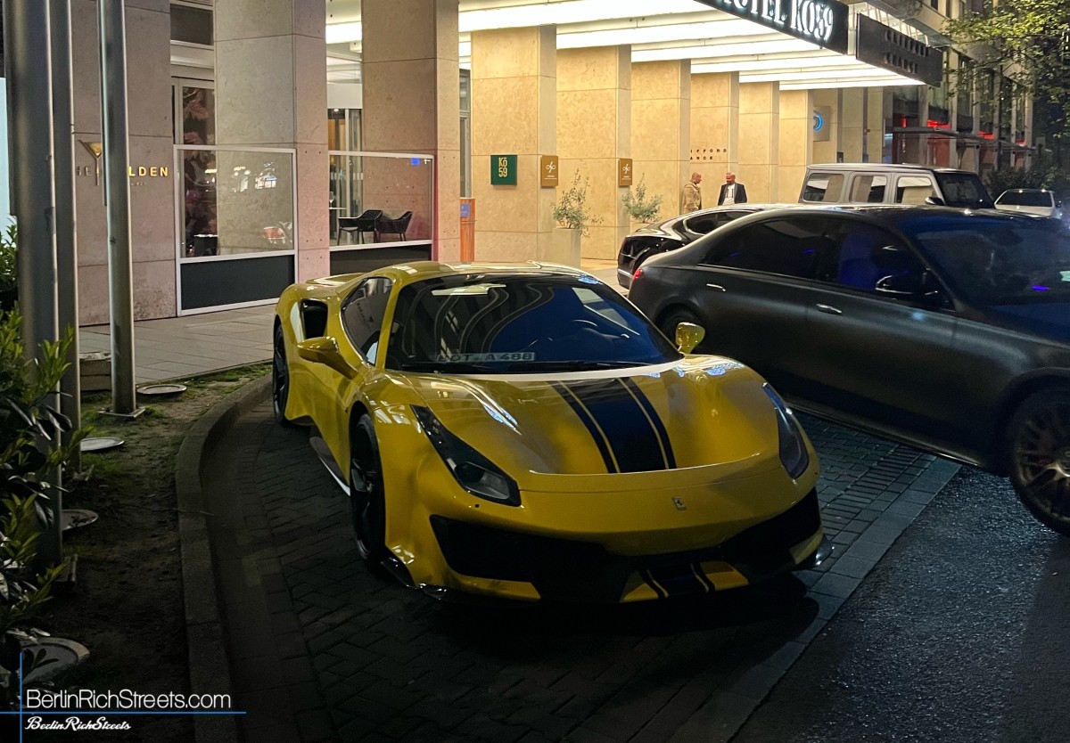 Ferrari 488 Pista Spider spotted in Düsseldorf — BerlinRichStreets